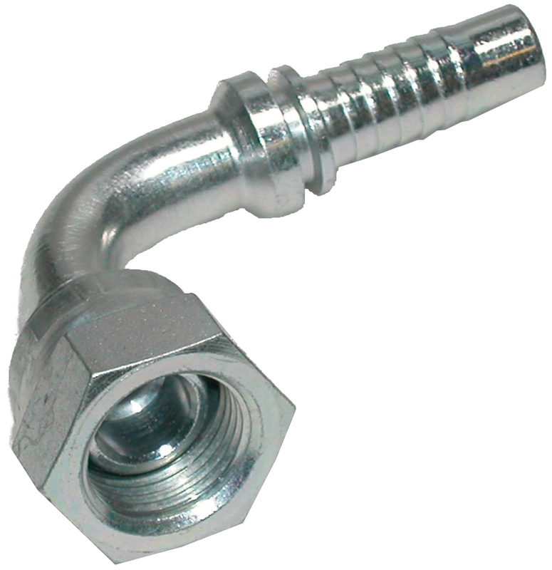 Terminal DKR 90° 3/8" DN 08 FITTING para tubo hidráulico
