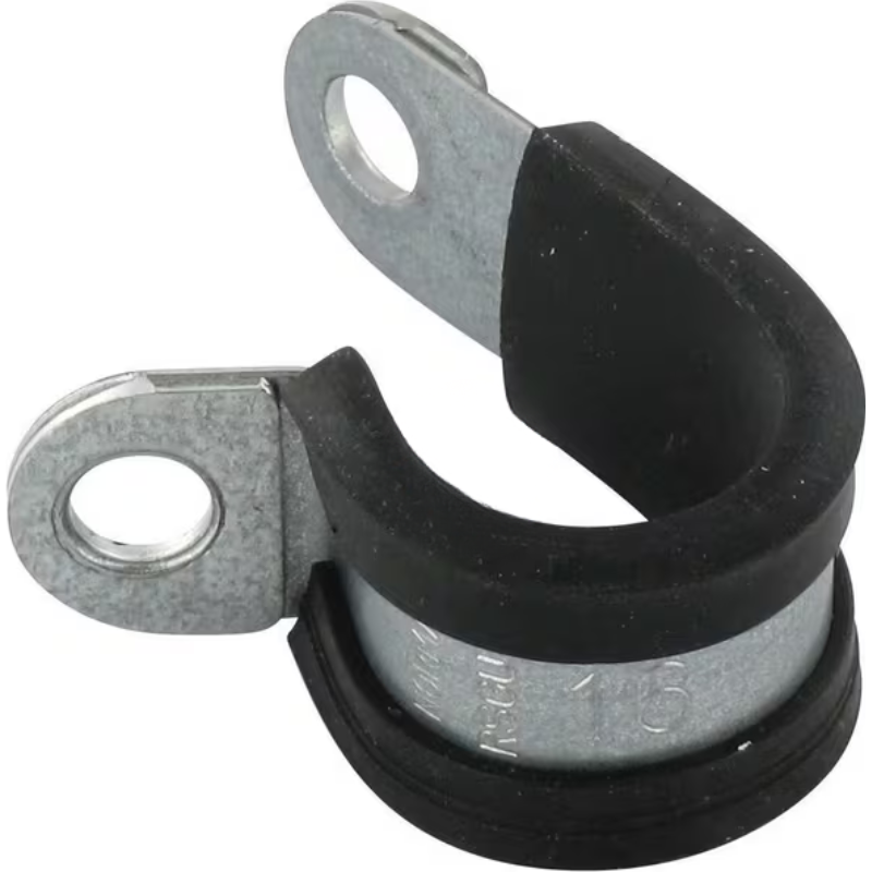 Abraçadeira para tubos 15 mm, metal com união de borracha-SMSL16