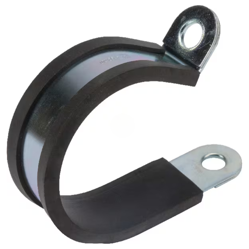 Abraçadeira para tubos 15 mm, metal com união de borracha-SMSL16