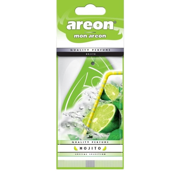 Ambientador auto em cartão Areon Mojito