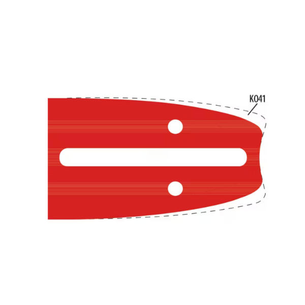 Barra guia de dupla guarda de consumo 3/8" -91 para motosserra