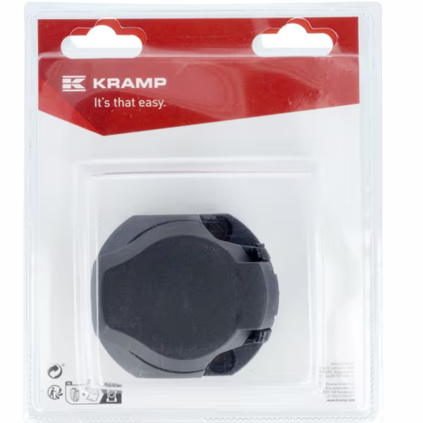 Tomada para ficha de reboque de plástico de 7 pinos