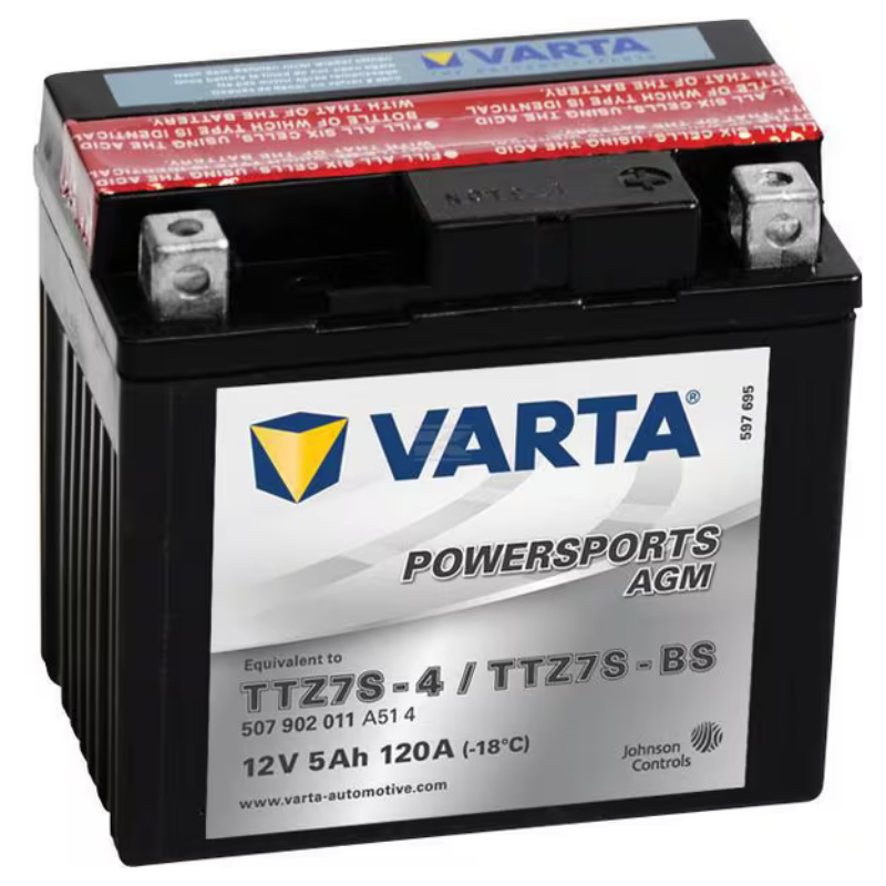 Bateria 12V 5Ah 120A AGM Powersports VARTA-505902012I314PS