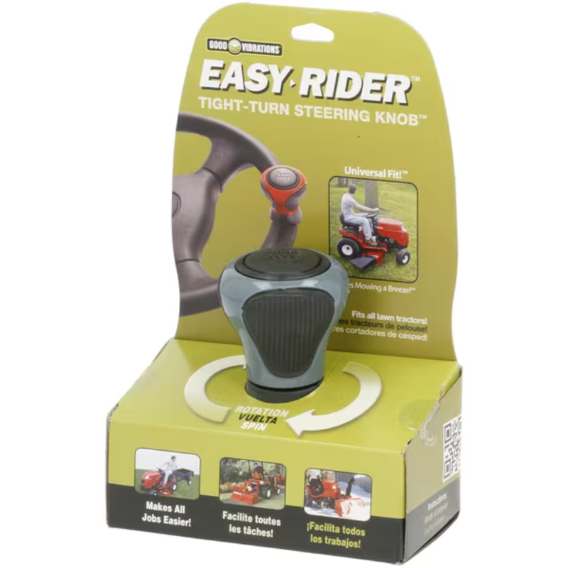 Boas Vibrações Easy Rider Tight Botão de direcção de rotação apertada Cinzento