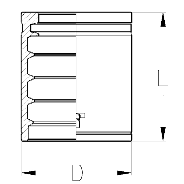 Casquillo 1SN/2SC/2SN-K/2K DN 12