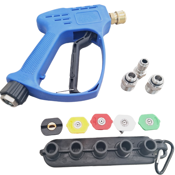 Pistola para Lavadora de Alta Pressão – Engate Rápido e Acessórios