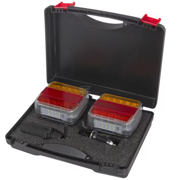 Conjunto de luzes sem fios LED 12V magnético 106x98x7