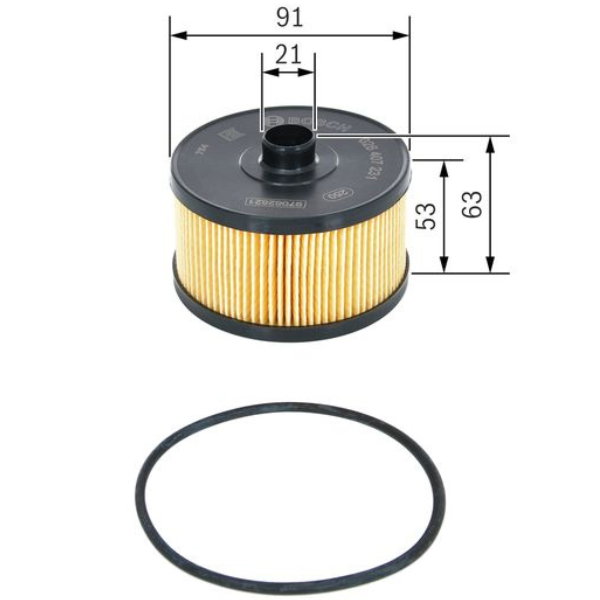 Elemento Filtro De Óleo - P7231