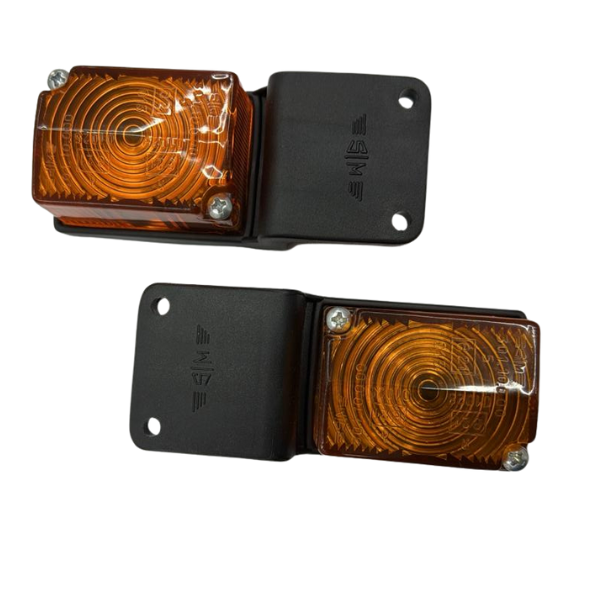 Farol Lateral Retangular - Laranja