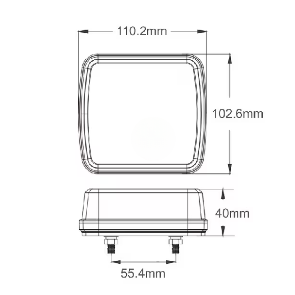 Farol traseiro esquerda