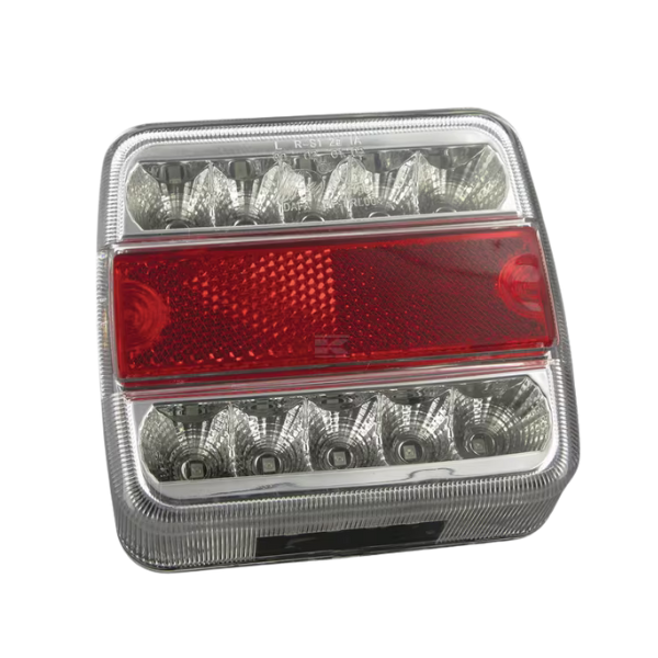 Farol traseiro 18LED - 1W - QUADRADO