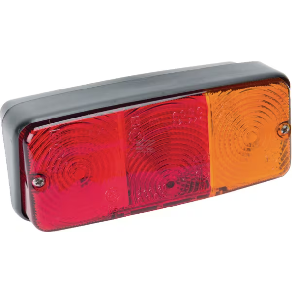 Farol traseiro retangular direito