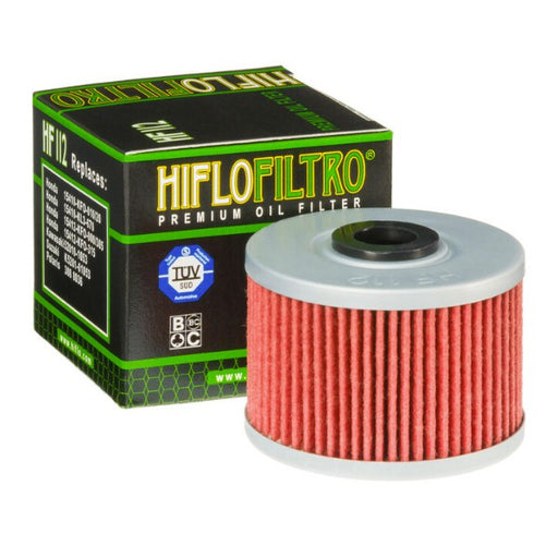Filtro óleo Hiflofiltro HF112 para motas - QuintaRepair