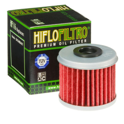 Filtro óleo Hiflofiltro HF116 para motas - QuintaRepair