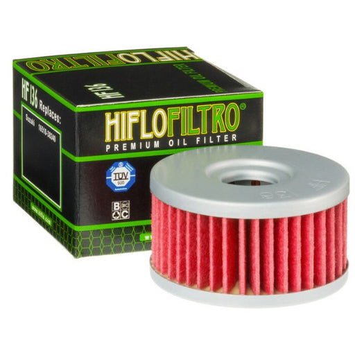 Filtro óleo Hiflofiltro HF136 para motas - QuintaRepair