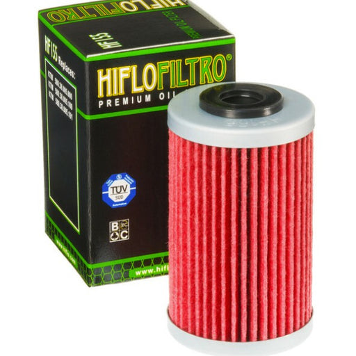 Filtro óleo Hiflofiltro HF155 para motas - QuintaRepair