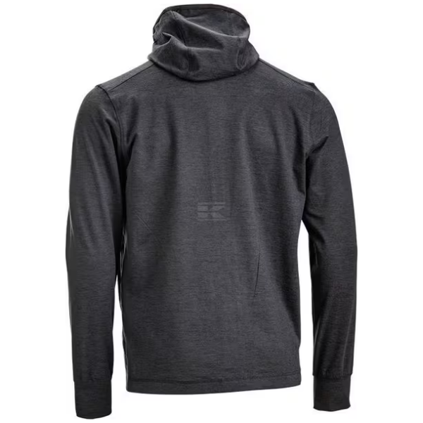 Forro polar para homem com fecho de correr e capuz - L