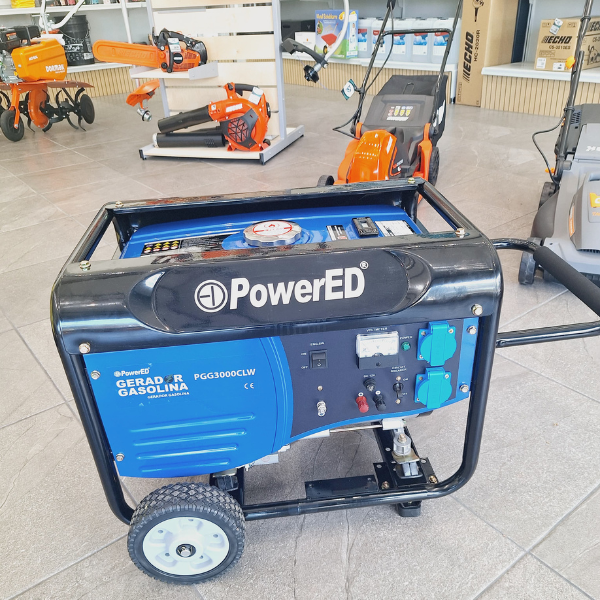 GERADOR GASOLINA C/RODAS A/M PGG3000CLW - 230V