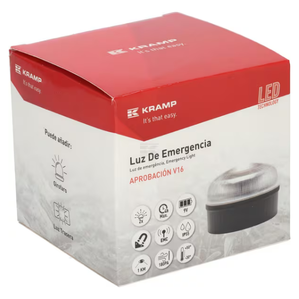 Luz de emergência V16 - 9V