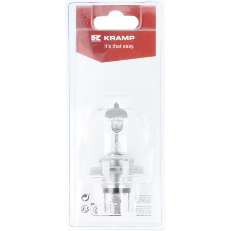 Lâmpada H4 de longa duração para serviço pesado de 24Vx75-70W (1 unid.)