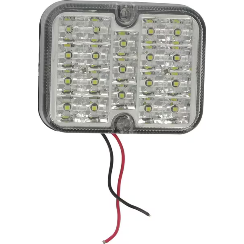 Luz de marcha-atrás LED, 3W, quadrado, 12V, 100x80.7x30mm, gopart
