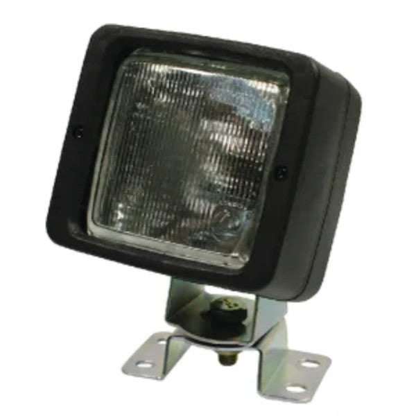 Halogen work light, square, 12V, white, screw-in, 140xAjba — QuintaRepair