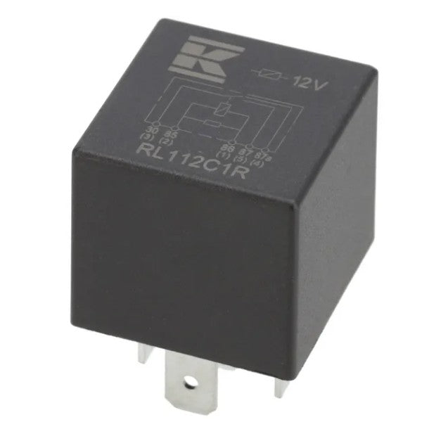 Relé 12V, comutador 30A/40A com resistor sem suporte