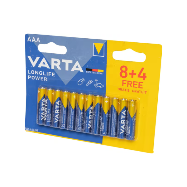 PILHAS AAA/LR03 1,5V - VARTA