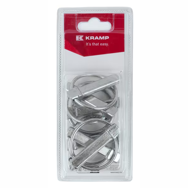 Pino de engate de segurança com anel, 11 mm x 45 mm