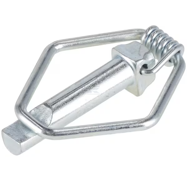 Pino de engate de segurança com anel, 15 mm x 55 mm