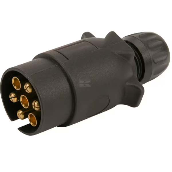 Ficha plástico de reboque de 7 pinos