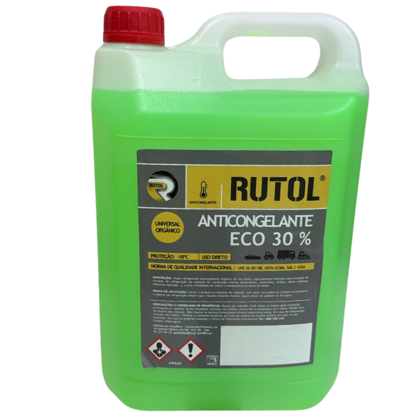 RUTOL - ANTICONGELANTE 30% VERDE ECO - 5L