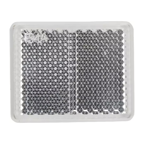 Refletor - Quadrangular Branco Autocolante