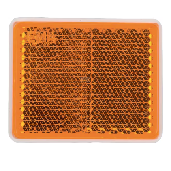 Refletor - Retangular Laranja Autocolante
