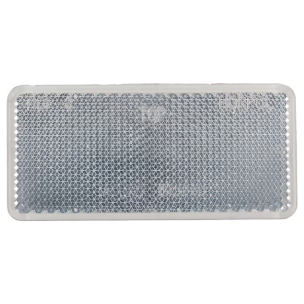 Refletor - Retangular Branco Autocolante