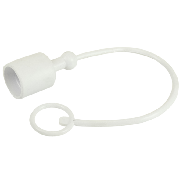 Tampa protetora contra poeira f. QRC macho BG3 branca