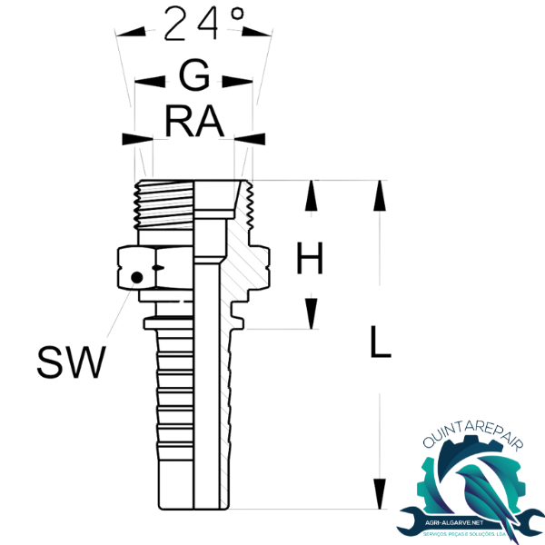Terminal CEL 15 M22X1,5 DN 16 FITTING