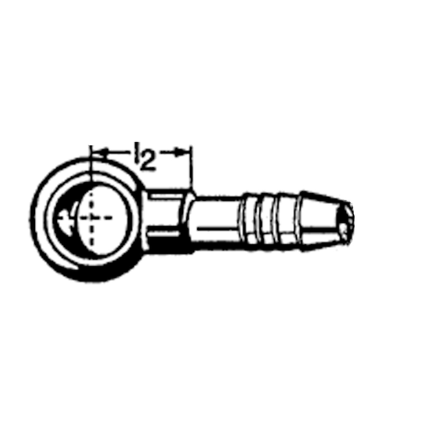 Terminal Banjo Reduzido para Combustível - 9/18
