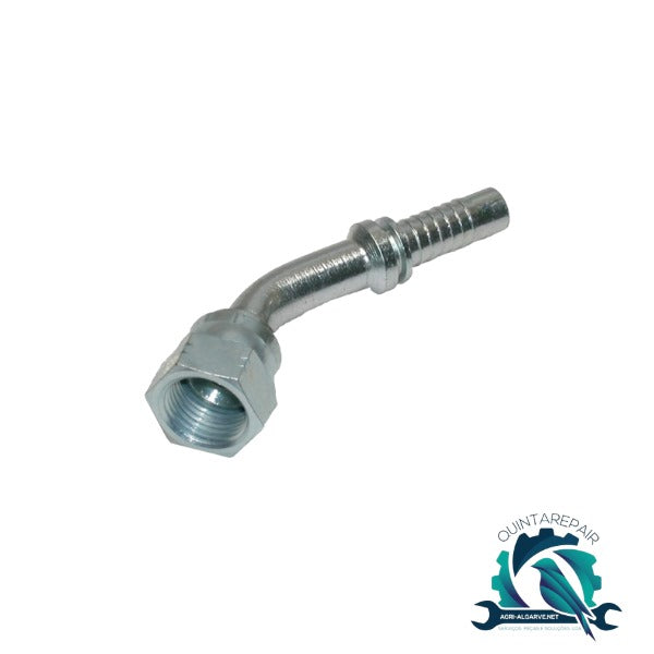 Terminal DKJ Curva 45° (JIC) 1 7/8-12 DN 40 para tubo hidraulico