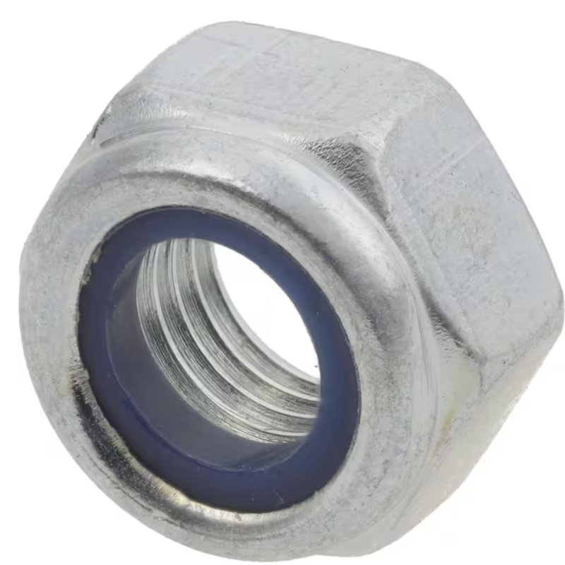 Tuerca auto-travante sextavada DIN985 UNC 1/2" aço zincado Classe 8