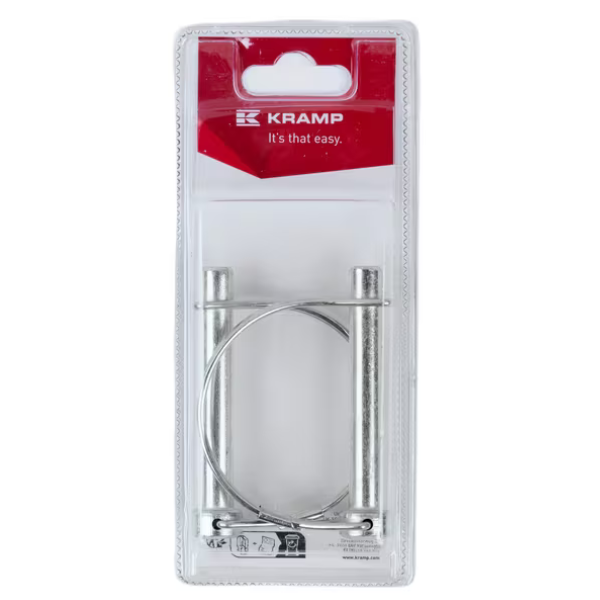 Pino de engate de segurança com anel, 10 mm x 70 mm