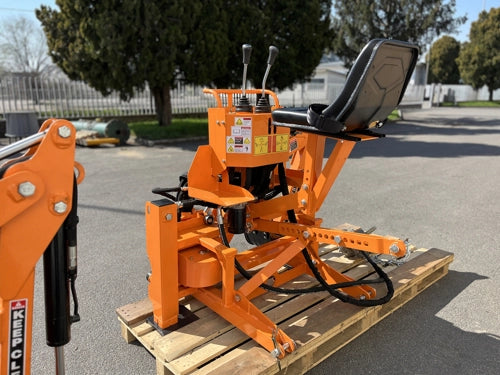 Retroescavadora com deslocamento lateral para tratores de 18-45cv - mod. DRS-1000-T