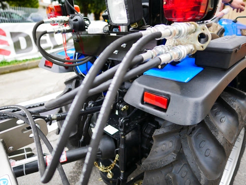 Triturador com braço hidráulico - Série leve - Para tratores de 20-55cv