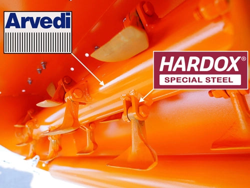 Triturador com braço hidráulico - Série leve - Para tratores de 20-55cv